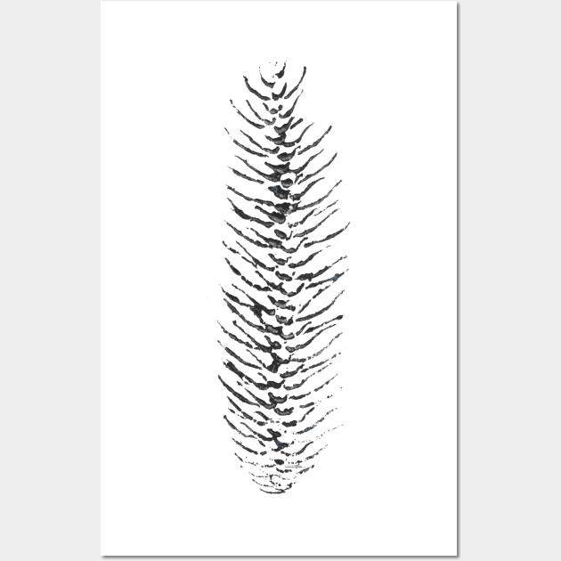 Pinecone Section Wall Art by HammerPenStudio